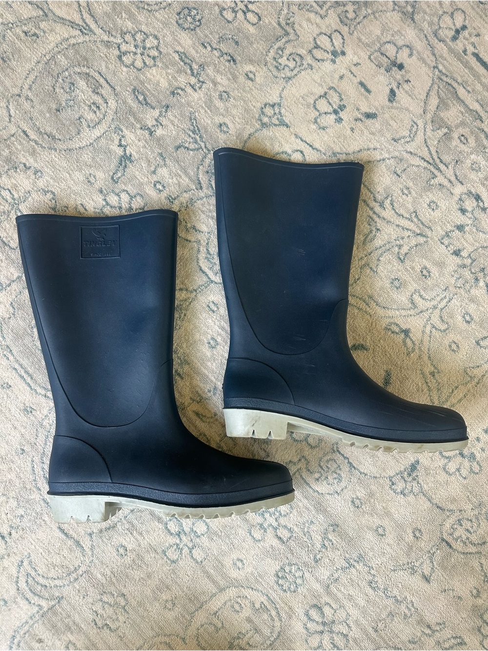 Tingley Women’s Size 10 Navy Blue Waterproof Tall Rain Boots